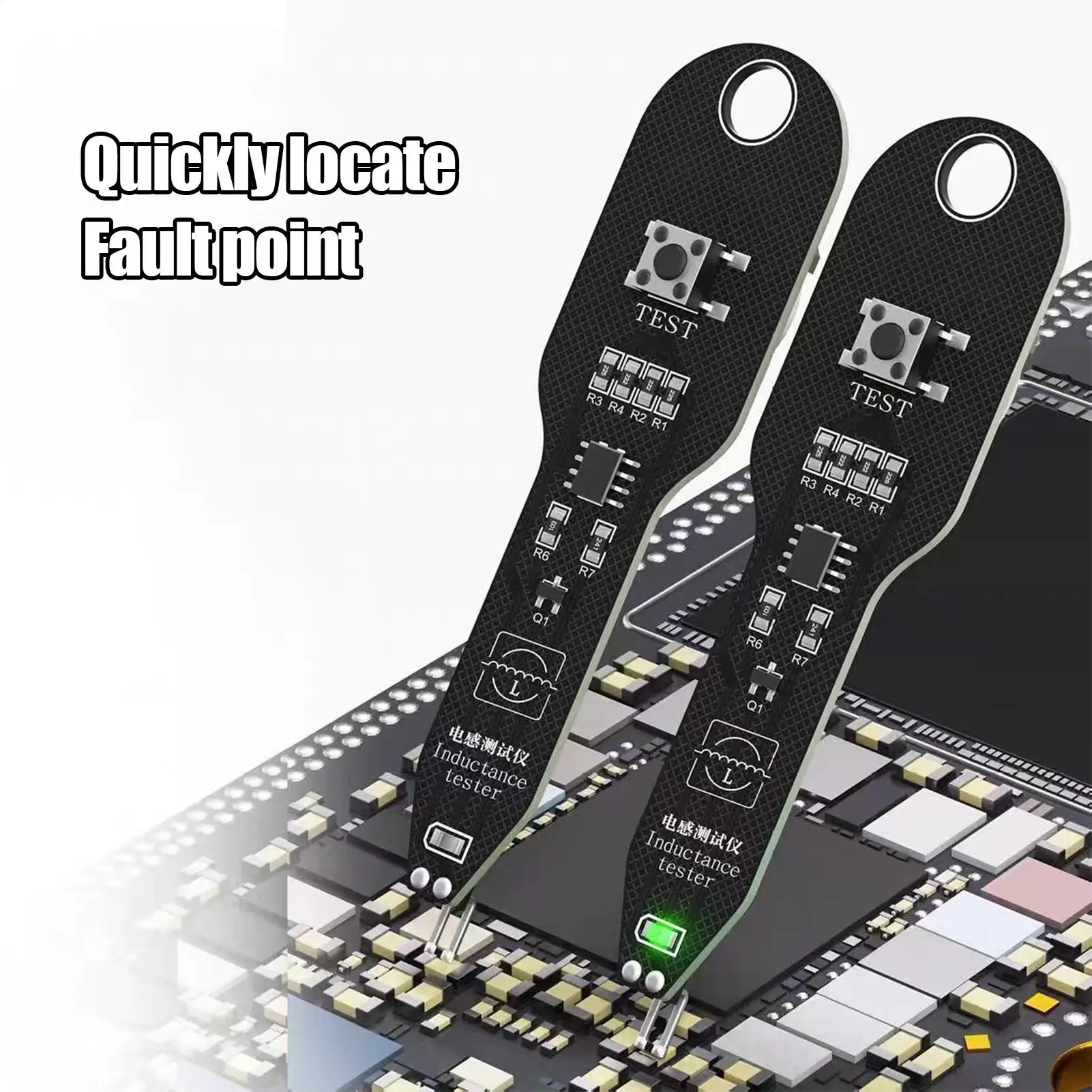 Tester per induttori di circuiti stampati, strumento diagnostico per circuiti stampati, rilevatore professionale di precisione per induzione elettromagnetica