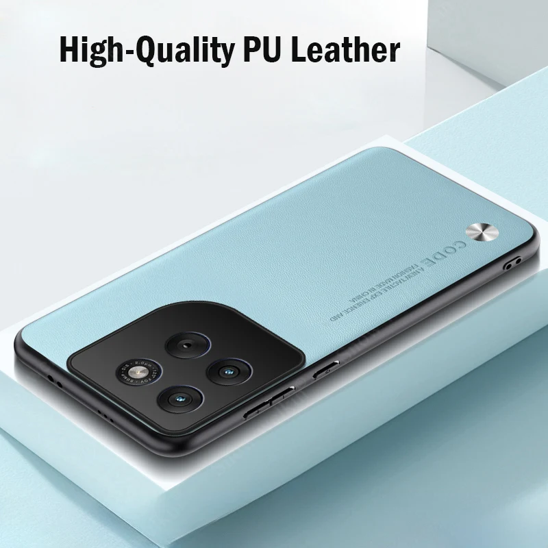 Luxury PU Leather Shockproof Silicone Phone Case Cover