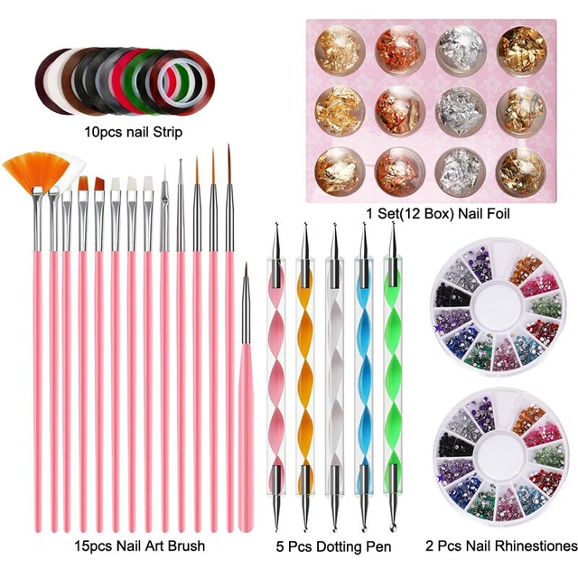 10pcs Nail Design Brushes Nail Brushes Set Nail Art Brushes Nail Painting  Brush Dotting Pen