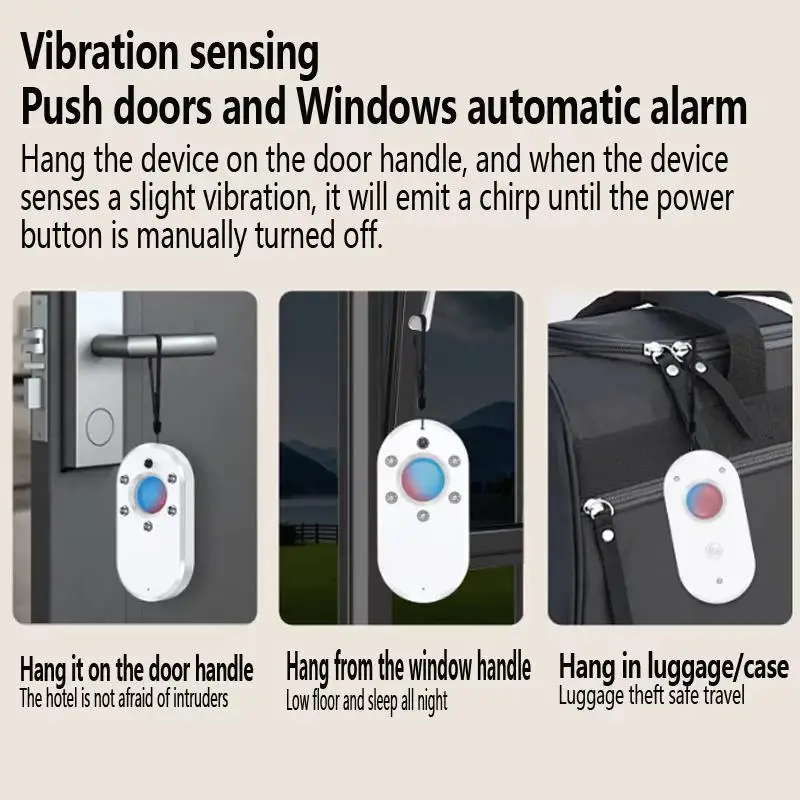 Newly upgraded Hidden camera detectors.anticamera anti-theft alarm Hotel pinhole infrared automatic scanning device USB charging
