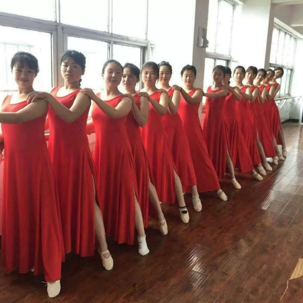 Carmen Modern Ballet Dance Performance Dance Costume for Girls Adult Social Dress Modern Suit Women Long Dresses