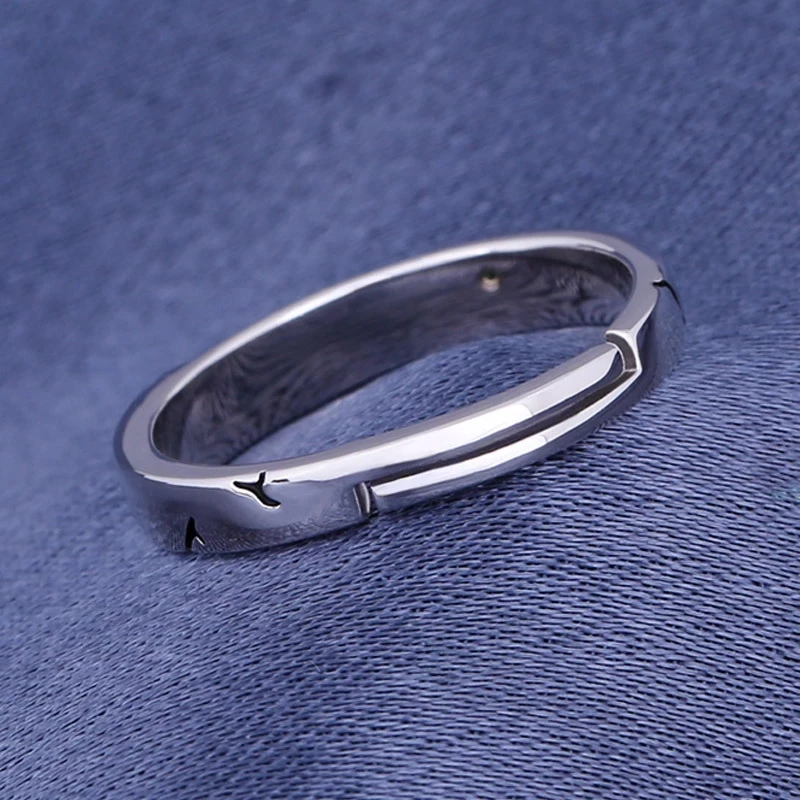 Anime Dr.Stone Ring Ishigami Senkuu Cosplay Unisex Ajustável Anéis