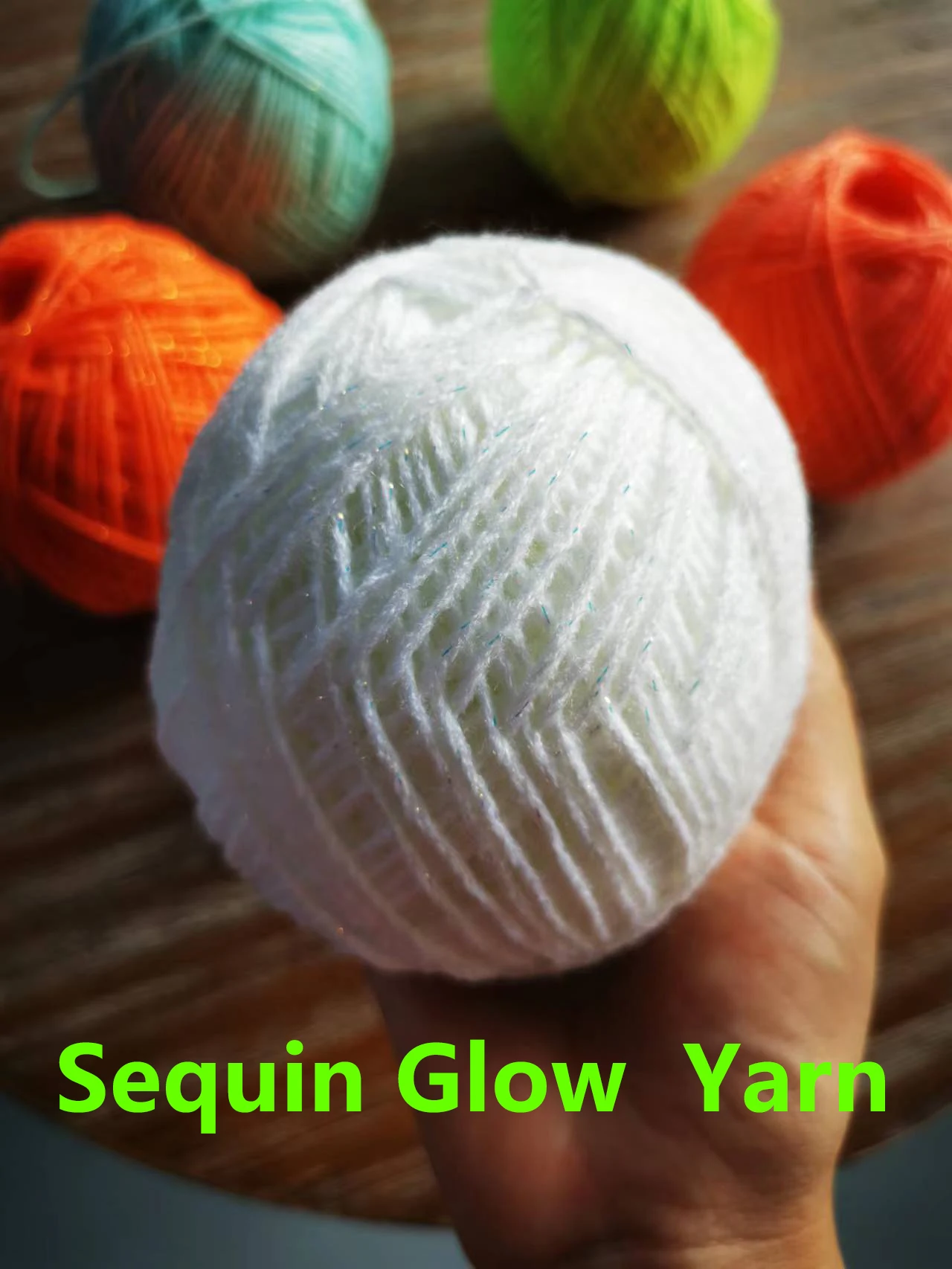 Chenille Glow in the Dark Yarn DIY Glow Yarn Luminous Knitting Wool Yarn  Crochet Yarn Kit Arts Crafts Sewing Glow Party Supplies