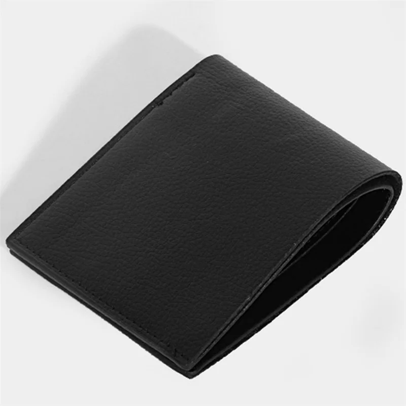 Men PU Wallets Purses Slim Money Credit ID Cards Holder Bag Coin Purse Inserts Business Foldable Cowhide Wallet  Men's Wallet