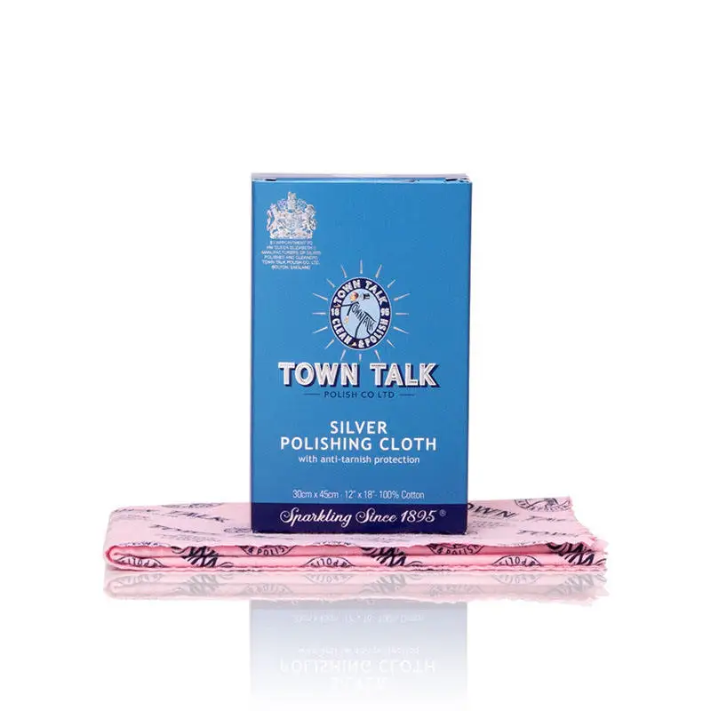 Town Talk One Silver and One Gold Polishing Cloth