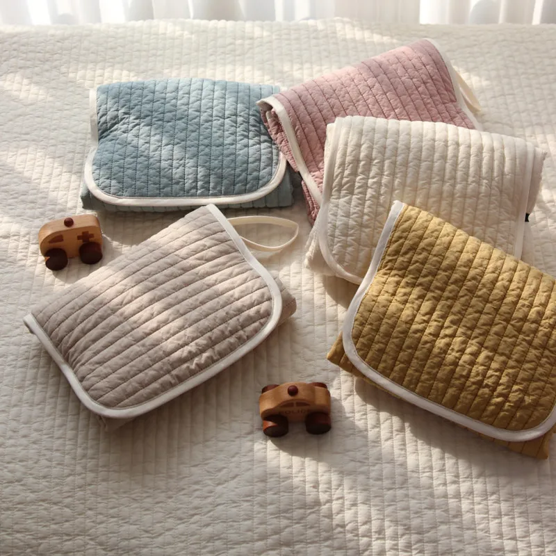 2025 Multicolor neonato fasciatoio in cotone impermeabile portatile grande fasciatoio materasso pavimento tappetini da gioco fasciatoio - immagine 2