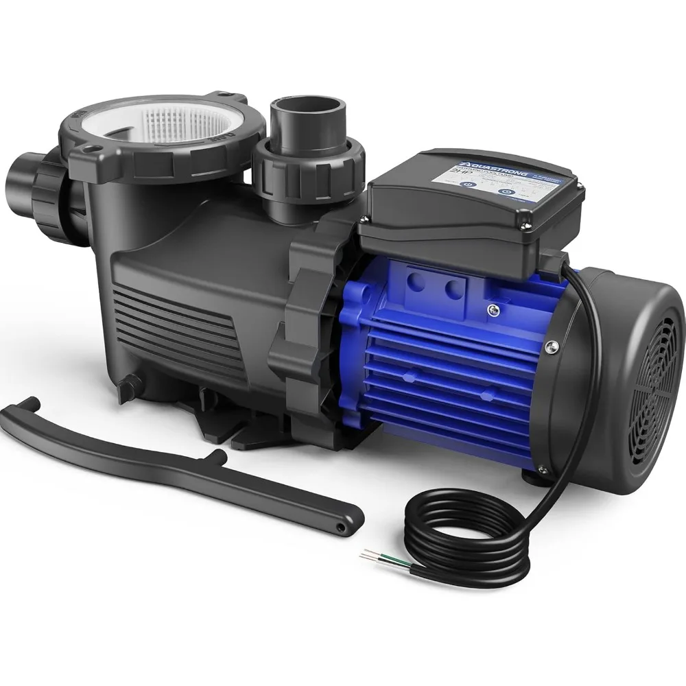 In/Above Ground Pool Pump, High Flow (with Timer, 2HP, 8917 GPH, 220V) 2