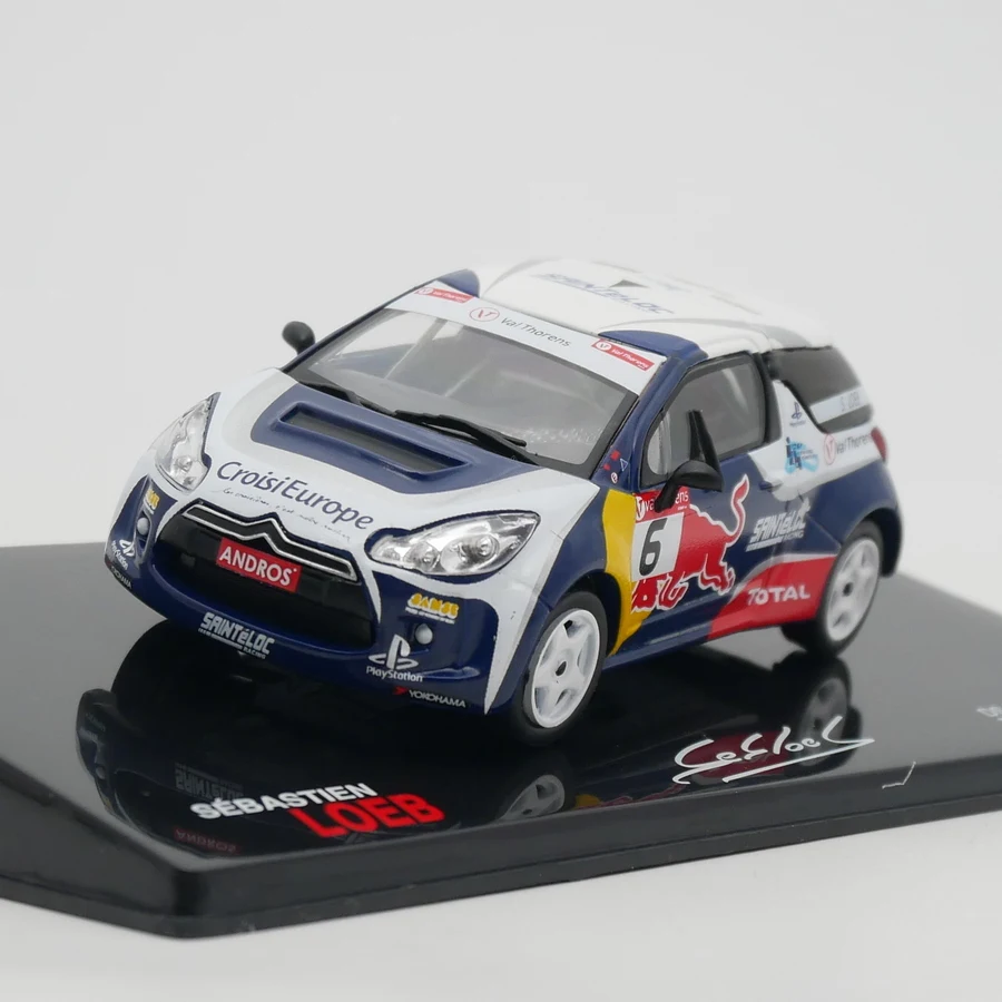 

Ixo 1:43 Citroen DS3 Trophée Andros Ice WRC 2014 Loeb литая модель автомобиля металлическая Игрушечная машина