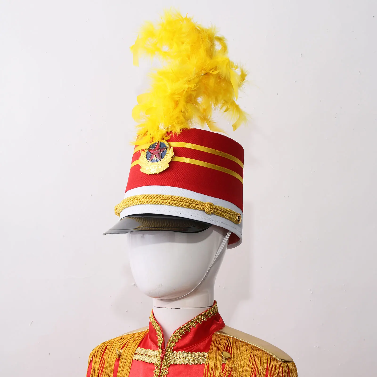 Children Drum Band Hat Stage Performance Cosplay Cap Halloween Party Circus Accessories women cosplay hat