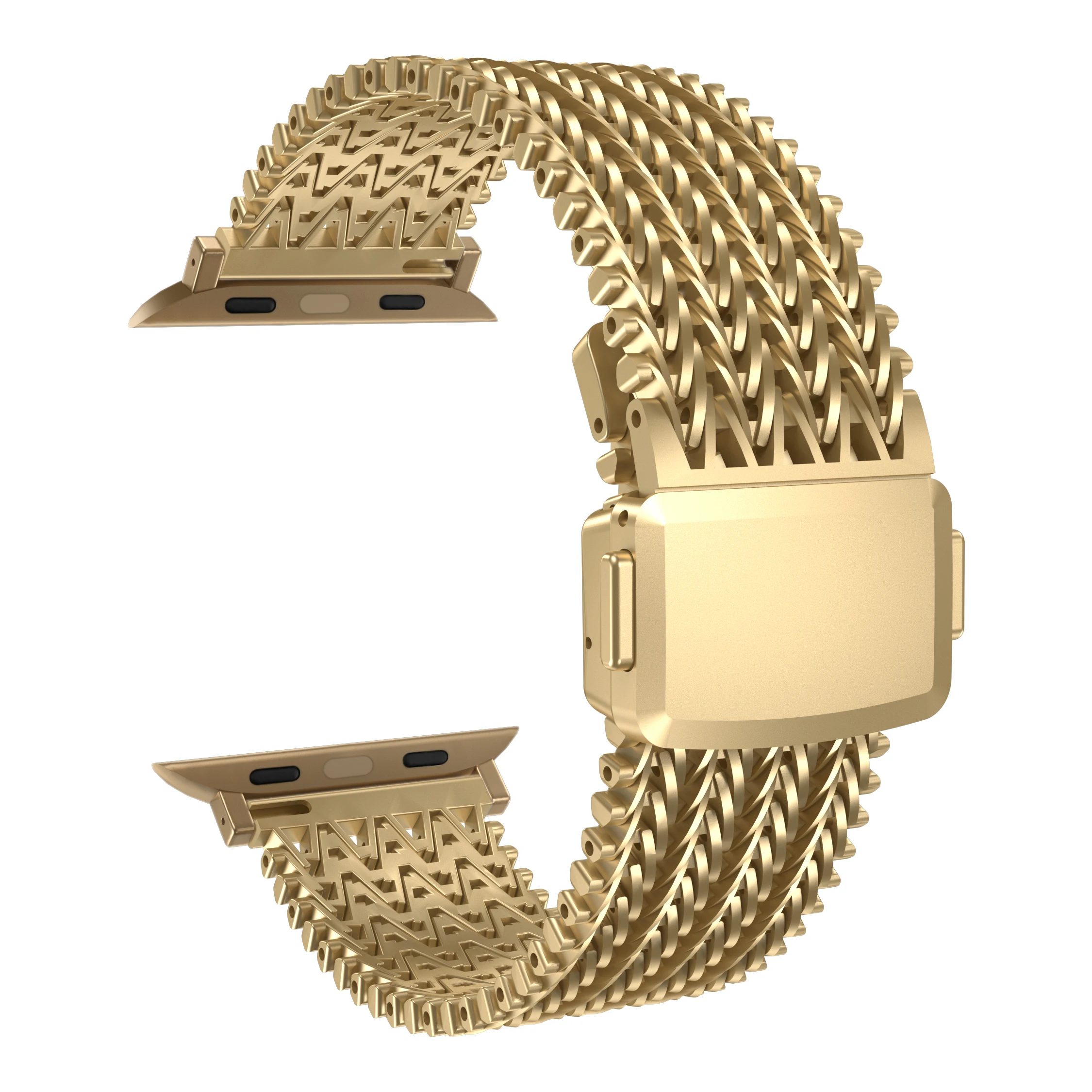 Vielseitiges Mesh-Edelstahl-Magnetarmband für Apple Watch Ultra1/2 10/9/8/7/6 und 3, für iwatch-Serie 49/46/45/44/42/41/40 mm – Detail 8