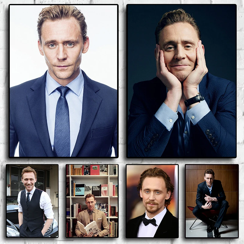 Superhero Tom Hiddleston Movie Star Print Art Canvas Poster For Living Room Decor Home Wall Picture