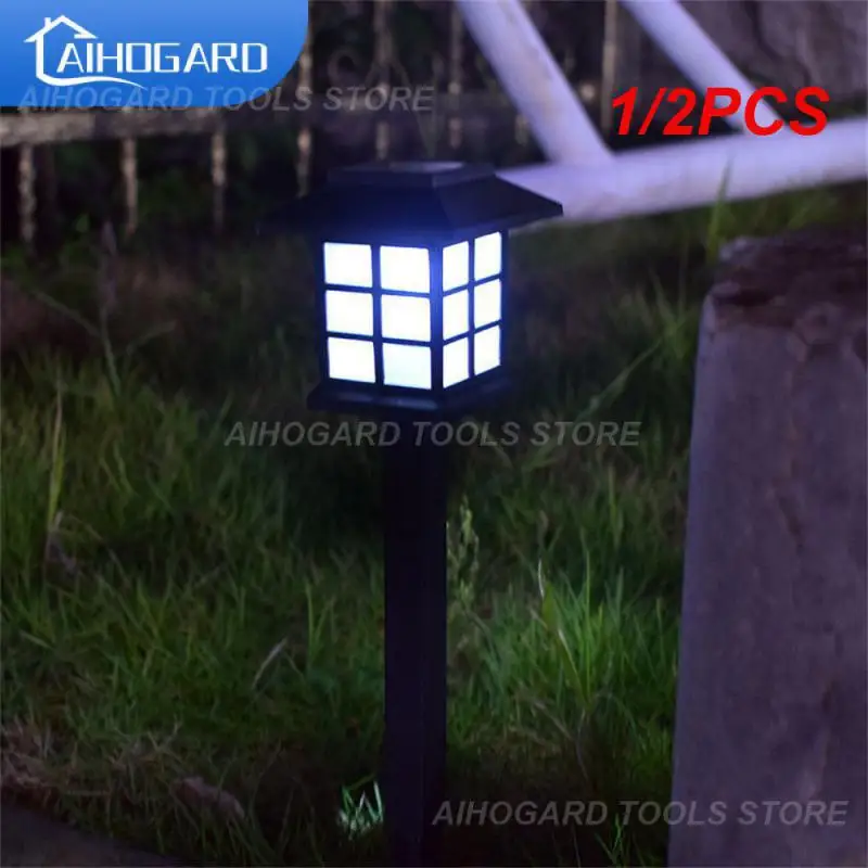 

1/2PCS Solar Pathway Lights Lawn Lamp Outdoor Solar Lamp Decoration for Garden/Yard/Landscape/Patio/Driveway/Walkway Lighting