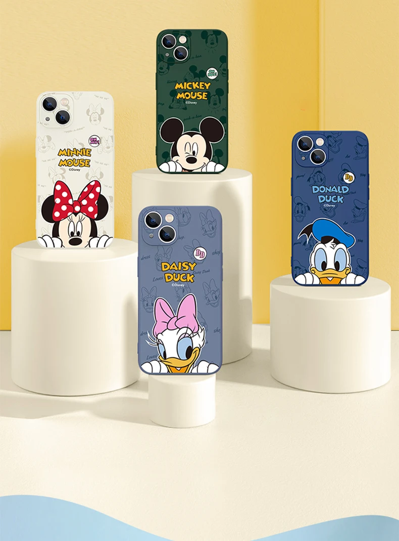 iphone 12 pro max silicone case Mickey Mouse Phone Case For iPhone 11 12 13 Pro MAX Mini 6 7 8 Plus X XR XS MAX SE 2020 Disney Genuine License Soft Funda Back iphone 12 pro max silicone case