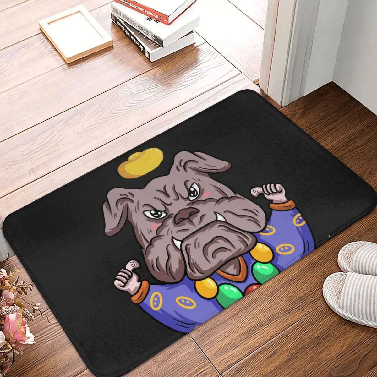 

Напольный коврик Get Rich Dog, коврик, коврик для ног, коврик для ванной, нескользящий коврик для туалета, балкона, кабинета, прочная мойка