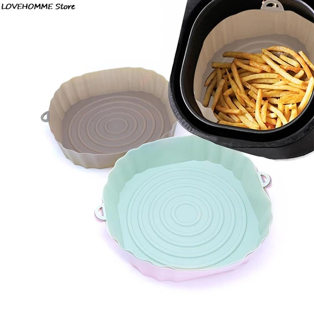 Silicone Air Fryer Basket Liners  Air Fryer Silicone Accessories - Silicone  - Aliexpress