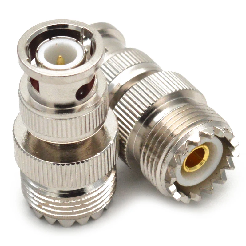 Premium BNC Male to UHF Female RF Coaxial Adapter Connector