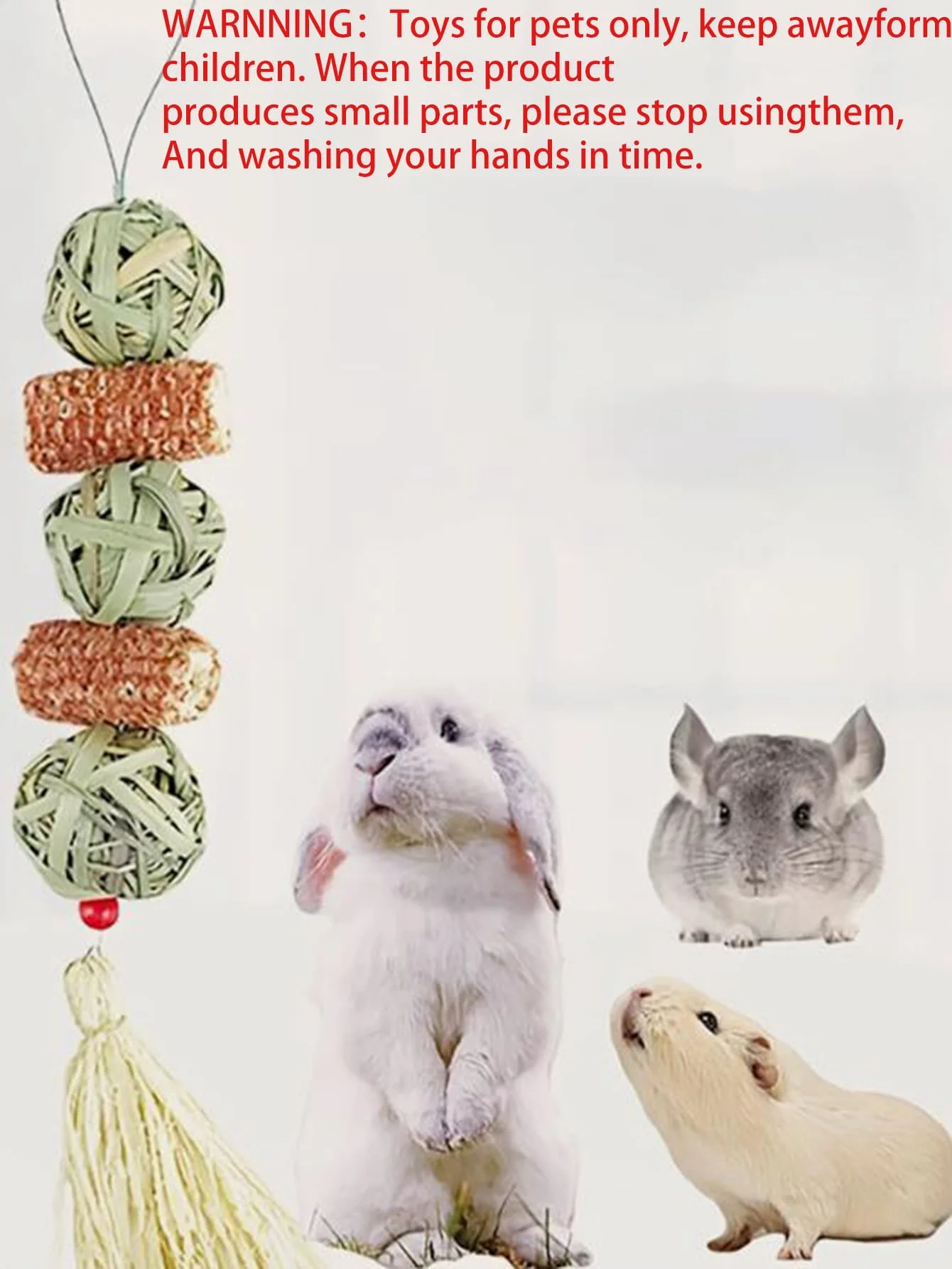 Rabbit Woven Grass Ball 3