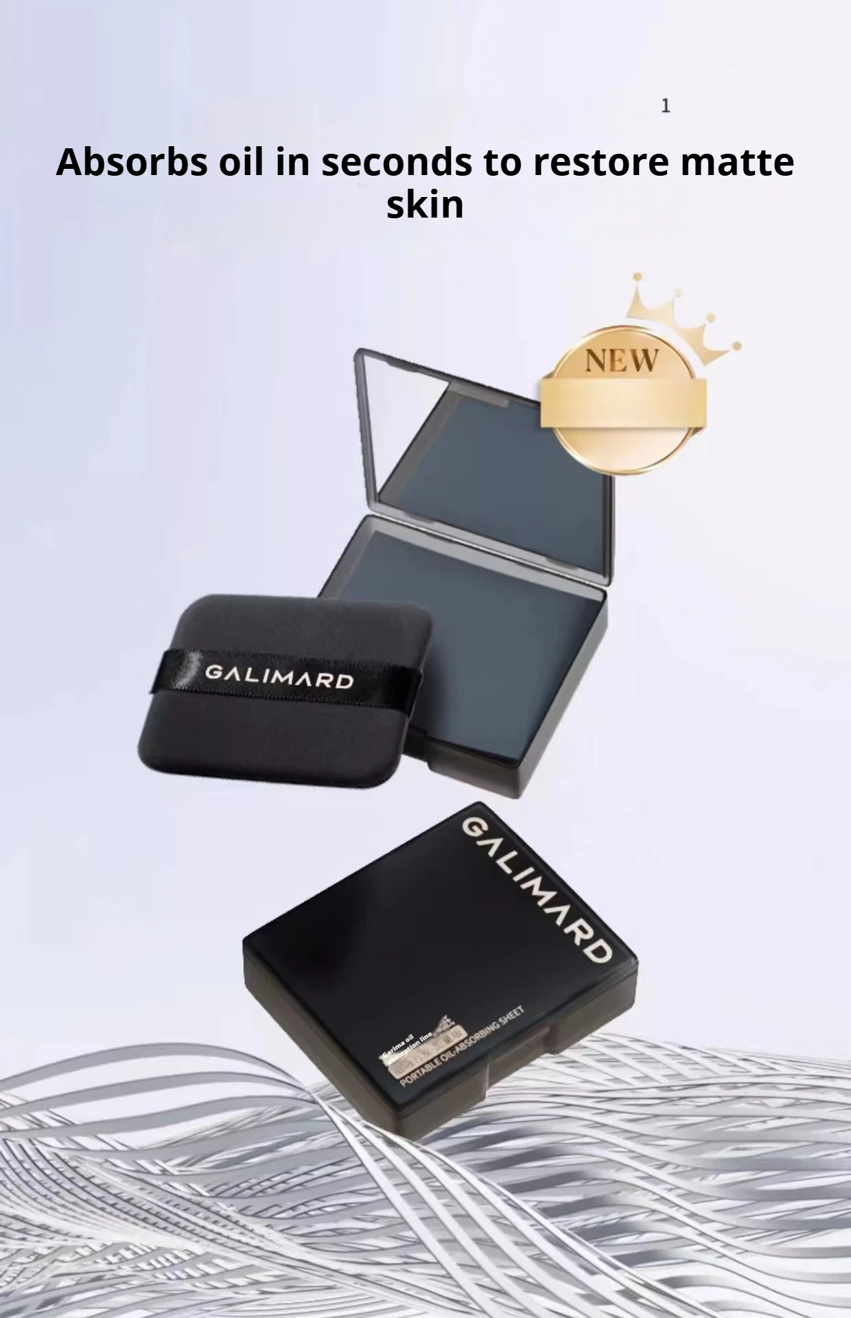 GALIMARD Portable Oil Absorbing Paper With Refreshing Oil Removing Oil Controlling Surface  Not aAbsorb Water 6