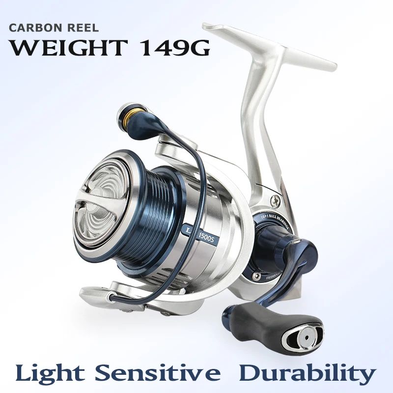 TSURINOYA Carbon Spinning Fishing Reel LANIUS 800 1000 1500S