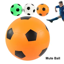 Silent Football Ball High Density Foam Soccer Ball Indoor Silent Soccer Ball Easy to Grip High Density Foam Quiet Training Ball