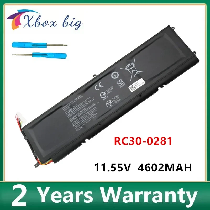 

11.55V RC30-0281 Laptop Battery for Razer Blade Stealth 13 2018 2019 GTX 1650 Max-Q RZ09-03102E52-R3U1 RZ09-02812E71 4602mAh