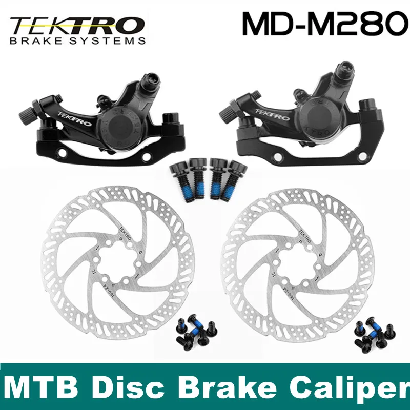 TEKtro-マウンテンバイク用ディスクブレーキキャリパー,フロント