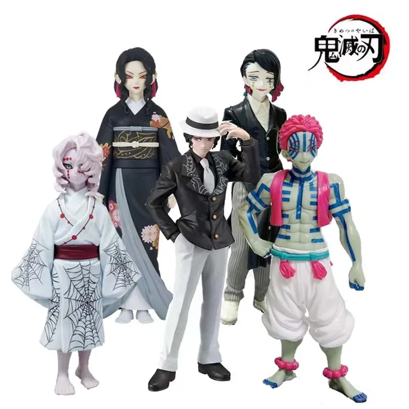 

Demon Slayer Anime characters Kibutsuji Muzan Enmu Stand Akaza Action figure Desktop ornaments Children's gifts Tide Play