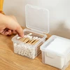 With Cover Swabs Cosmetic Organizer Storage Box Desktop Dust-Proof Makeup Removal Cotton Lipstick Cosmetics Organization Holder 3