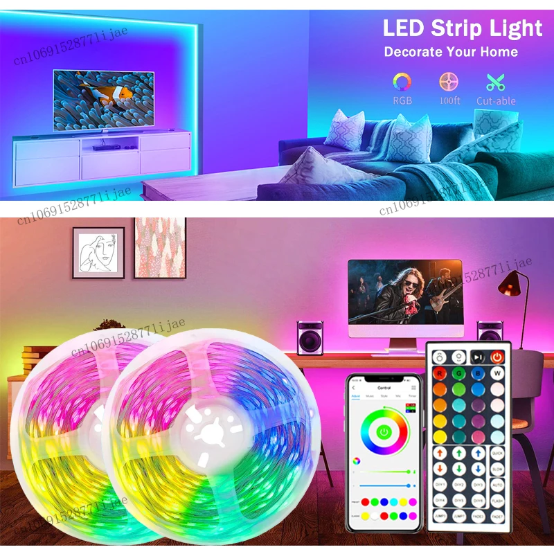 

SMD5050 LED Lights for Room Ice Lights TV Backlight LED Strip Lights Bedroom Decor Led 1m 2m 3m 4m 5m 10m 15m 20m 30m Luces LED