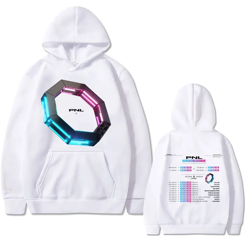 Sweat à capuche imprimé Le Monde Chico Album PNL pour hommes et