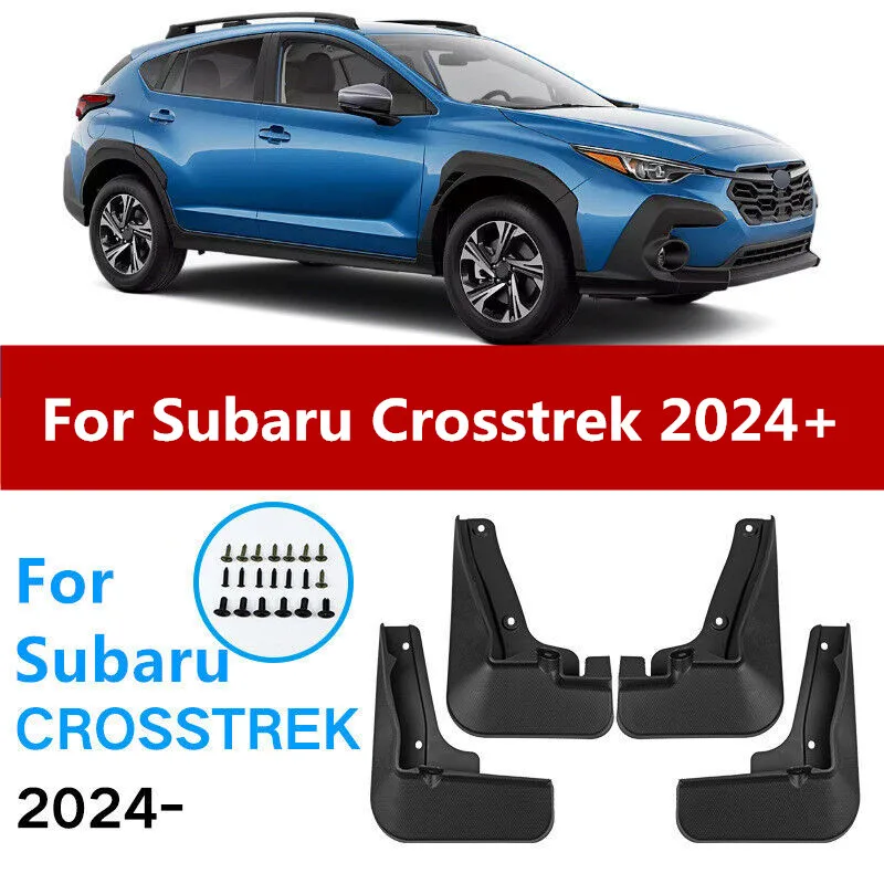 

4Pcs/Set Splash Guards Mud Flaps Mud Fender Mudguard Flares Flap Splash Mud Accessories For Subaru Crosstrek 2024+