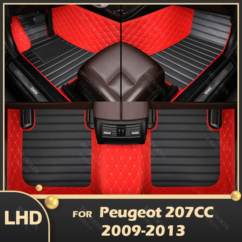 Car Floor Mats For Peugeot 207CC 2009 2010 2011 2012 2013 Custom Auto