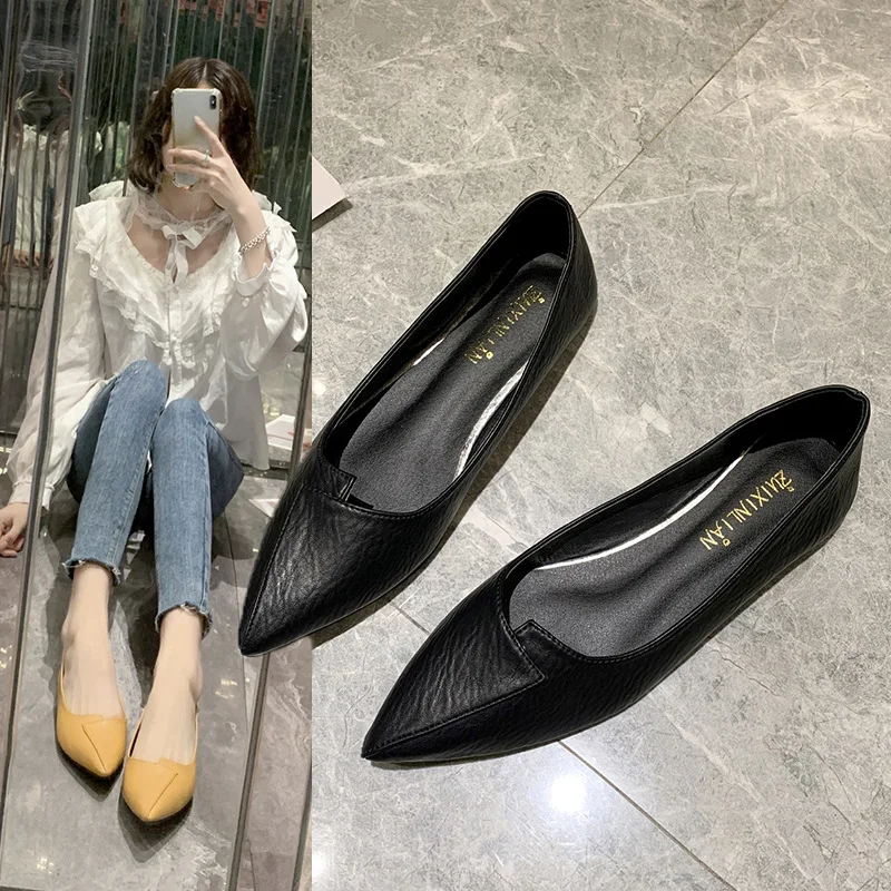 

Туфли женские на плоской подошве, повседневные кроссовки, Мокасины, резина, шнуровка, заостренный носок, модное платье, лето-осень 2023