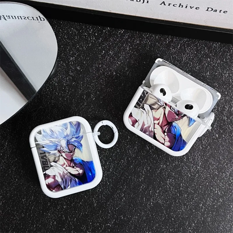 ドラゴンボール漫画のイヤホンケース,airpods,son悟空,ベジータ,アニメ