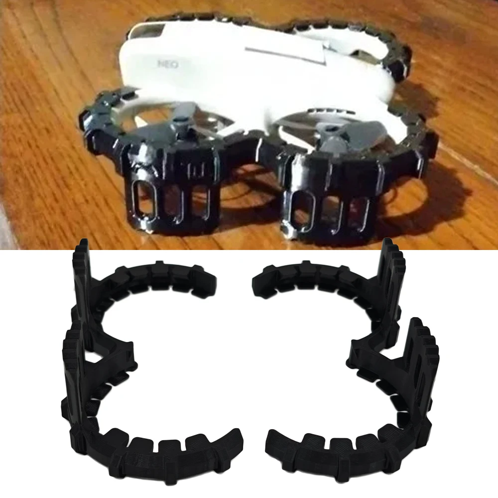 Protective Bumper Ring for DJI Neo Propeller Guard Anti-Collision Impact Protectors Prop Bumper with kickstand Drone Accessories