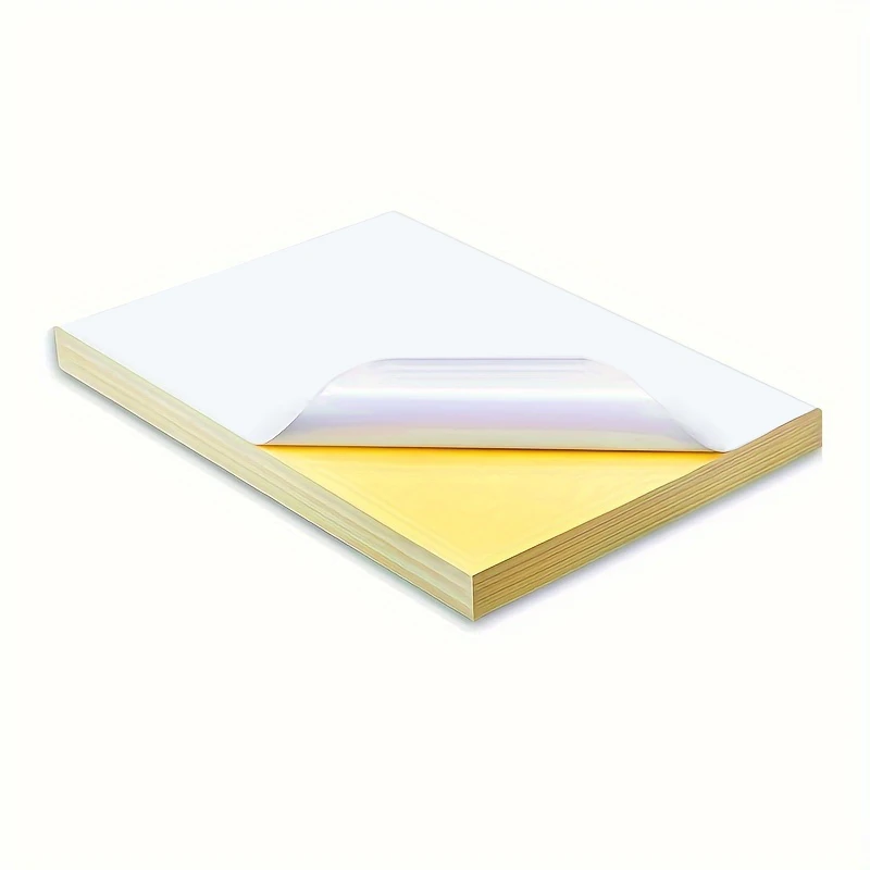 100 sheets writing paper & A4 size stickers, suitable for laser printers and inkjet printers, self-adhesive printing paper