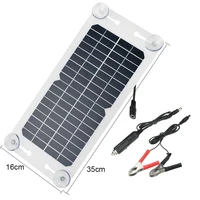 Chargeur solaire 12V portable, panneau solaire, chargeur de batterie solaire 12 volts, chargeur de batterie solaire étanche pour voiture 2