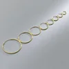 SOFTPIG Real 925 Sterling Silver 1.2/1.5mm Wire Diameter Large Hoop Earrings for Women Trendy Fine Jewelry Geometric Accessories 3