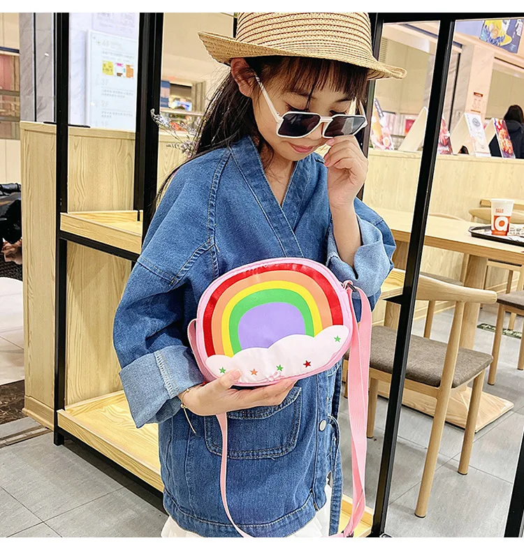 Portable Nylon Baby Girls Messenger Bags Lovely Rainbow Boys Kids Travel  Small Wallet Handbags Cute Tiger Children Shoulder Bag - AliExpress