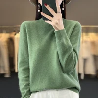 Cashmere Sweater Female 100% Merino Wool Winter Women Knitted Femme Pullover Top Winter Warm Women's 2024 New - Image 3