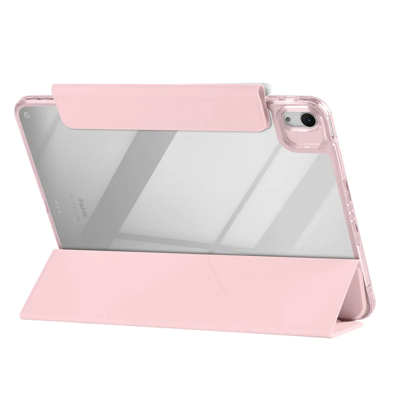 Enhanced Product Title: 

Premium Smart Fold Leather and Acrylic Hard Magnetic Tablet Cover