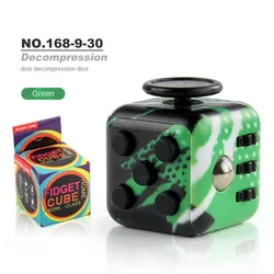 Antistress Fidget Sensory Magic Dice for Stress Relief and Fun (Colorful Green)