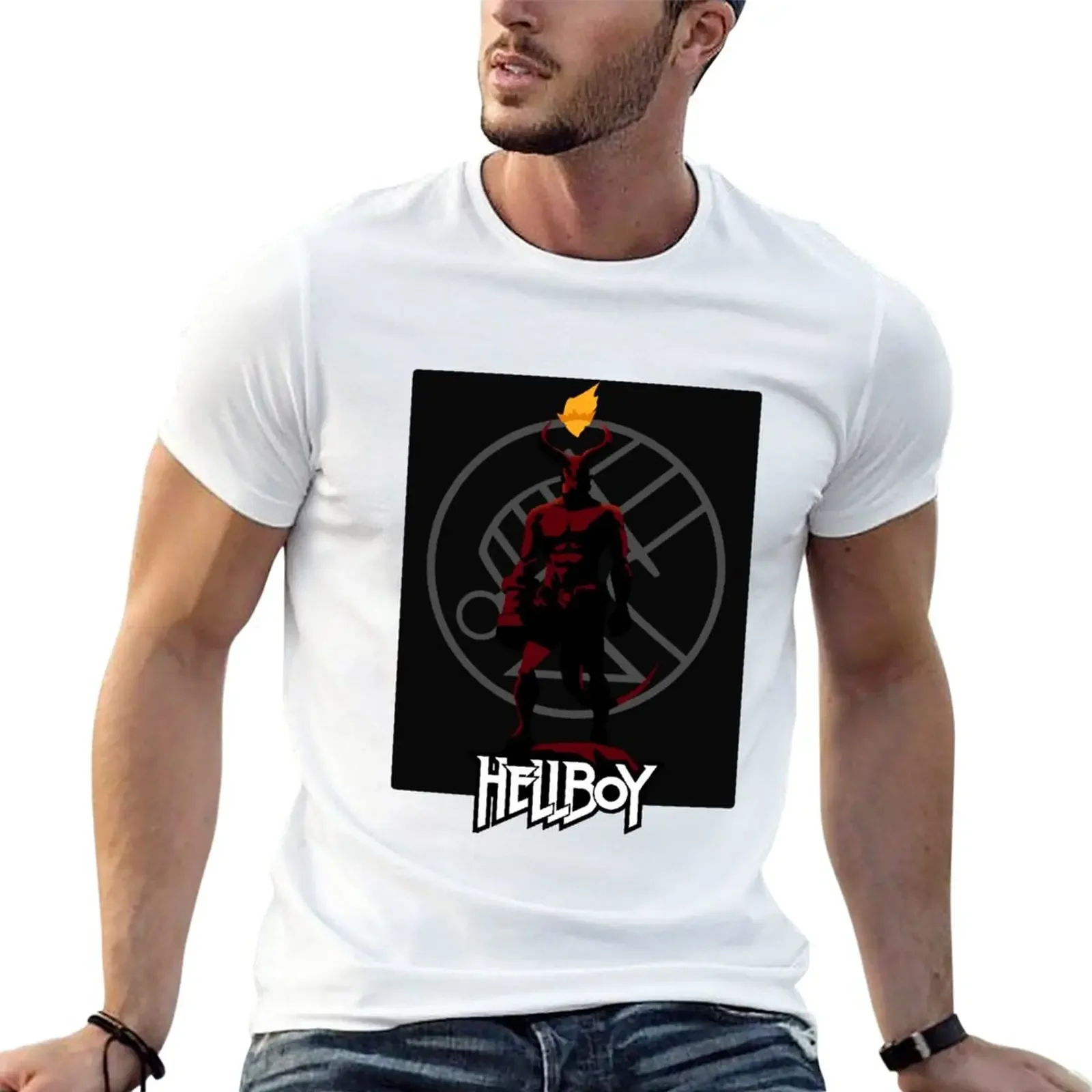 

Hellboy T-Shirt sweat quick drying for a boy Men's clothing