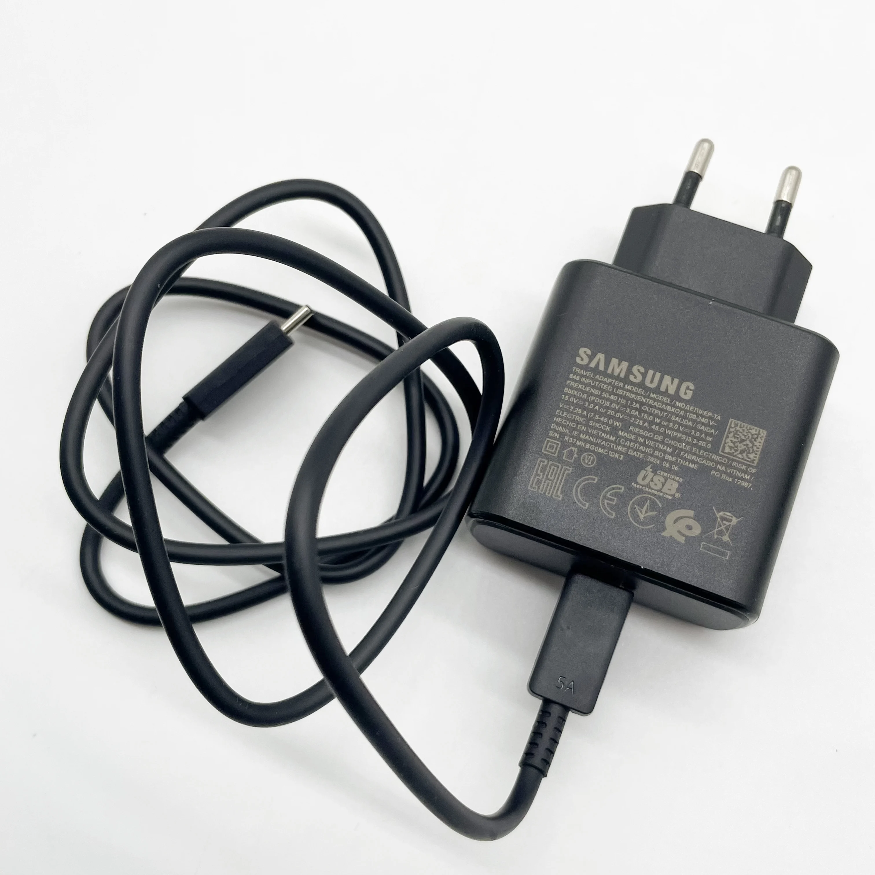 Samsung 45W Super Fast Charging Phone Charger with 5A Cable