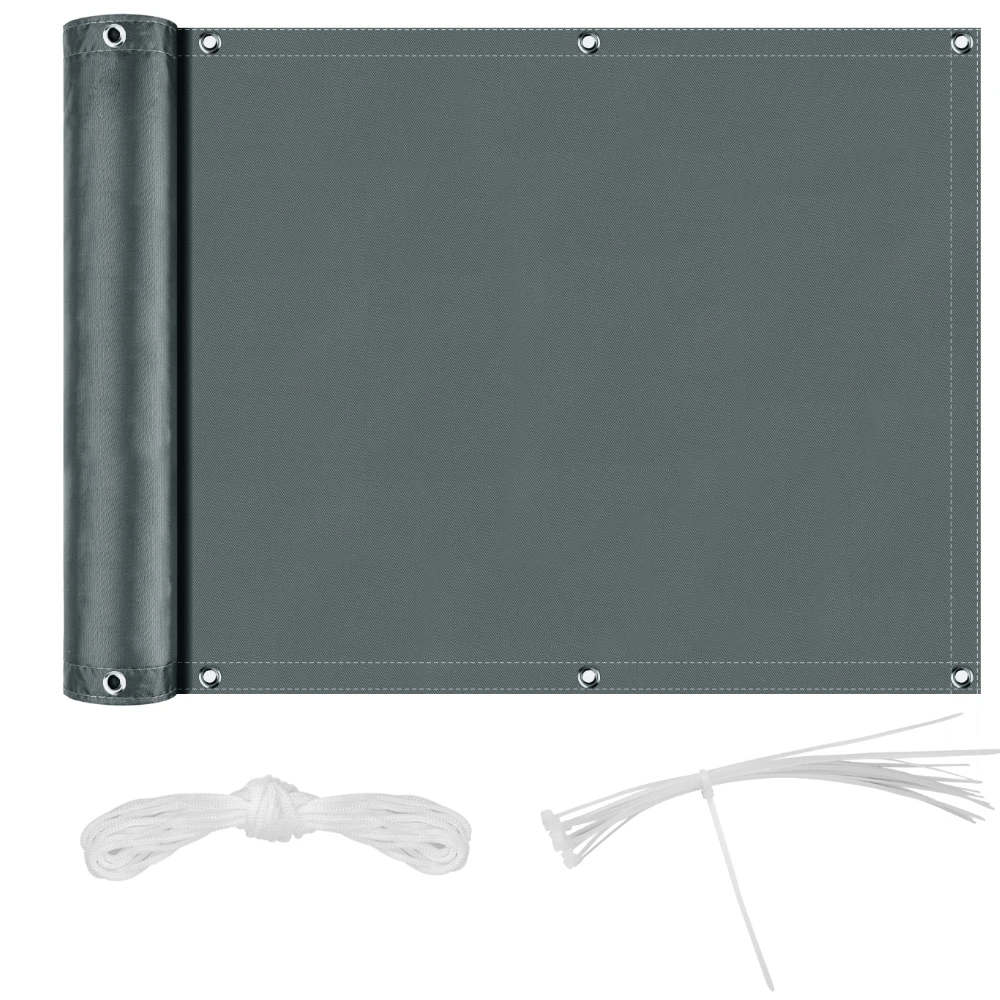 Waterproof Balcony Privacy Screen with UV Protection