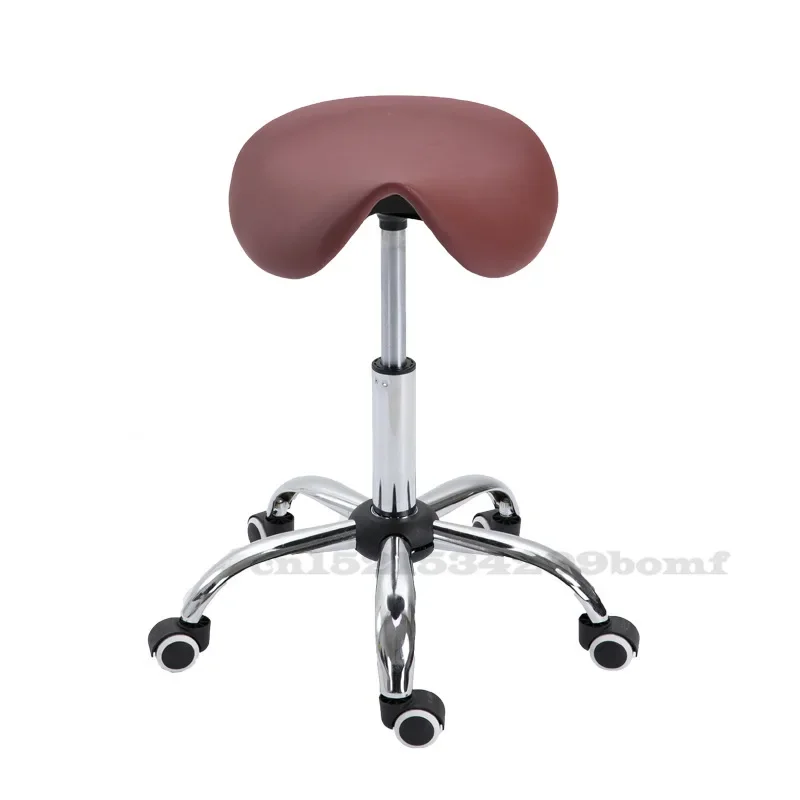 Barber Chair Rotating Lifting Saddle Chair Multifunctional Beauty Salon Nail Shop Technician Stool Ergonomics No Back Stool