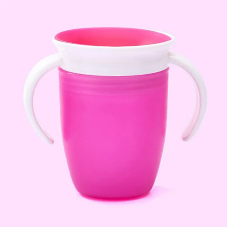 Magic Baby Cups Can Be Turned Baby Learning Drinking Cup Leakproof Child Water Cup Bottle 240ml Copos Learning Cup Baby Cup 7