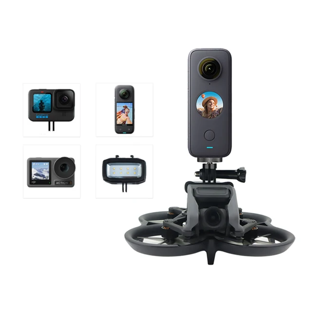 필수 Avata 액세서리: 상단 카메라 마운트와 배터리 보호 가드