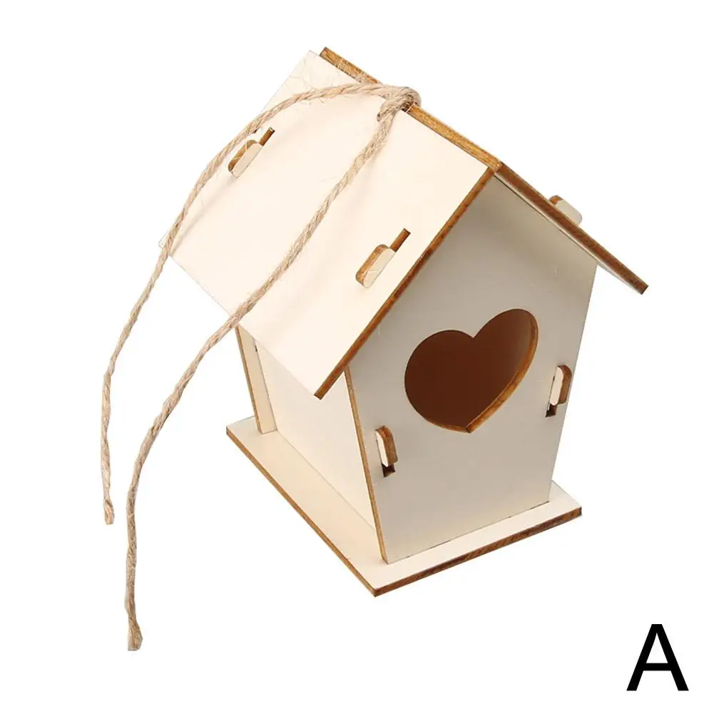 ตัวเลือกสินค้า บ้านนกไม้ DIY ตกแต่งสวนกลางแจ้ง
