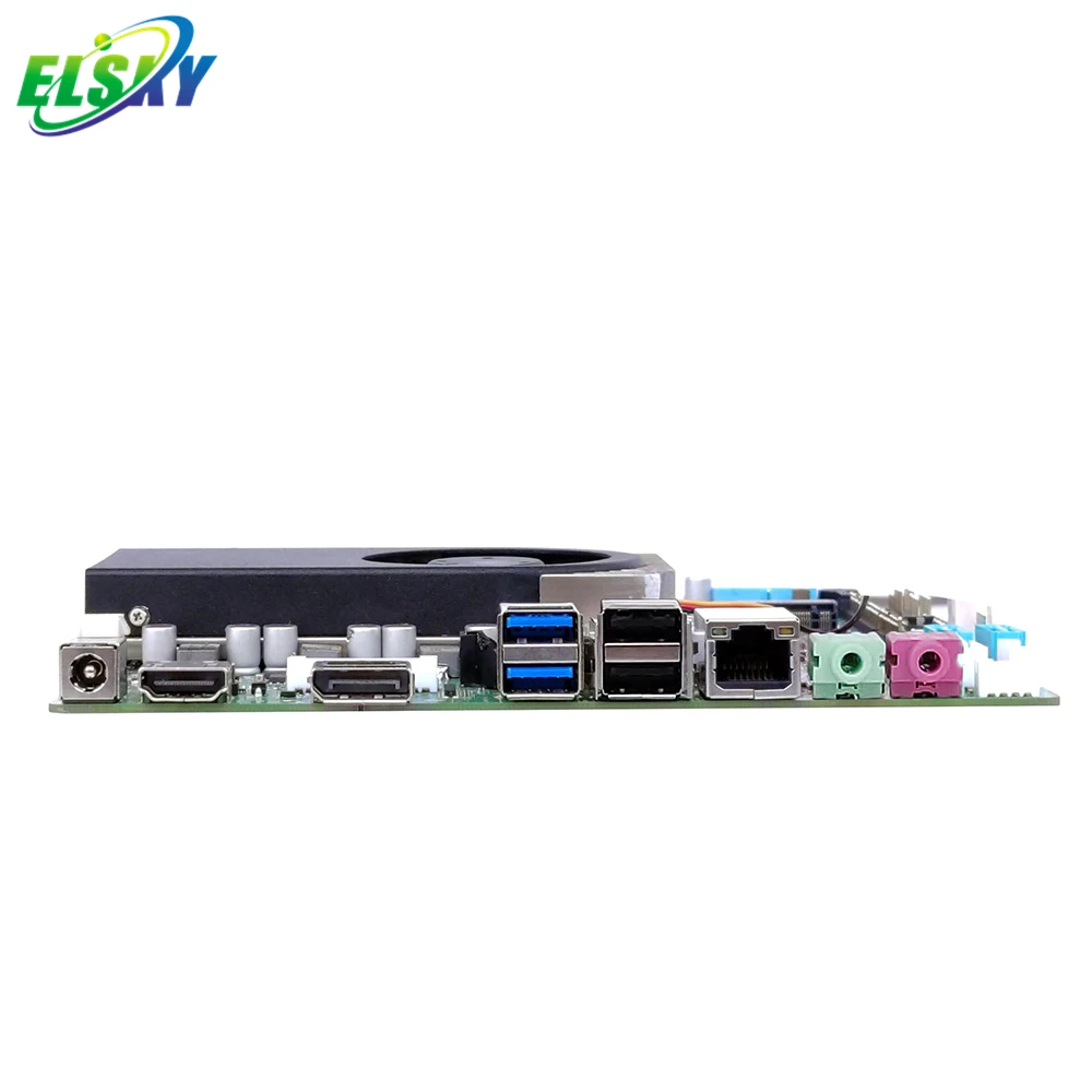 ELSKY 8 세대 코어 i5 8250U 쿼드 코어 프로세서, 2LAN 6COM GPIO 4K EDP DP LVDS 1HDMI VGAI3 I5 I7 미니 ITX 마더보드